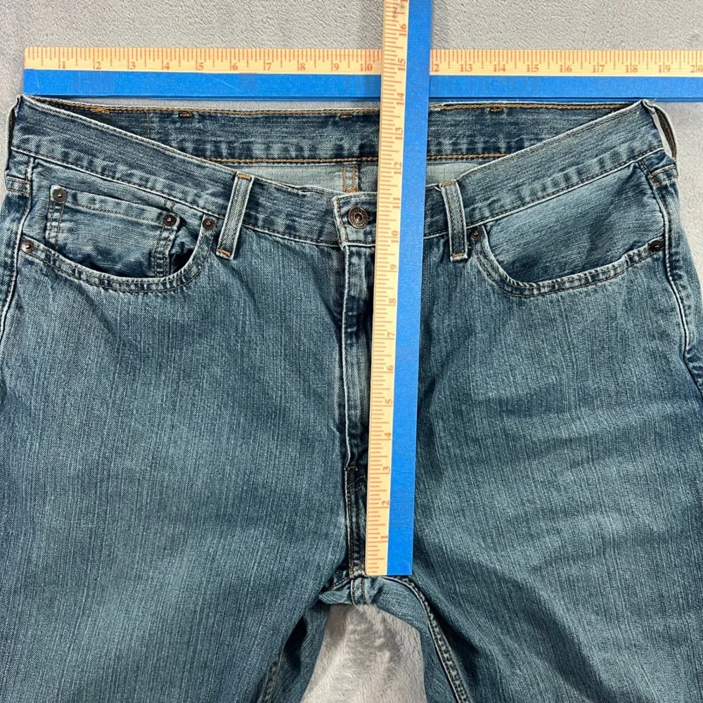 LEVI'S 559 Relaxed Straight Mens Jeans 38x34 Blue Medium Wash Denim Classic